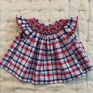Southern Sunshine Red White and Blue 3 Month Dress